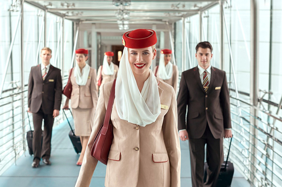 Emirates is travelling around the world to find the best candidates for their cabin crew team