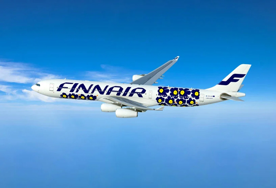 Finnair is celebrating 10 years with the iconic brand Marimekko