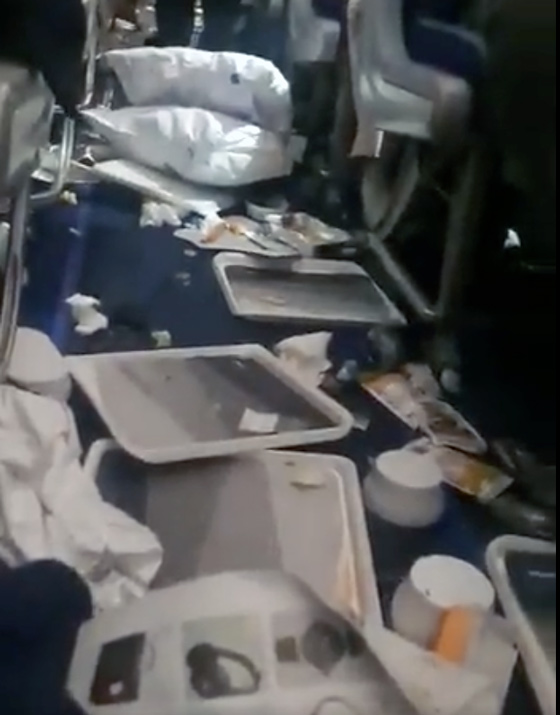 Seven people and a dog where injured on a Lufthansa flight