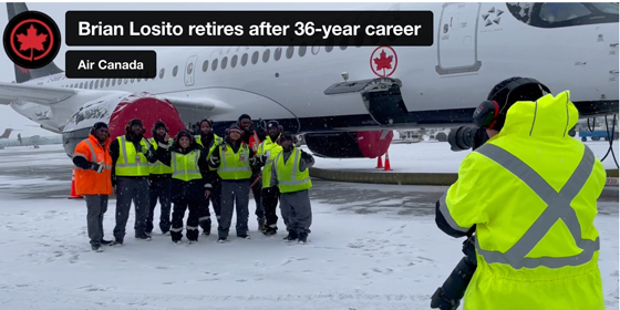 The Man Behind the Lens: Air Canada Photographer Brian Losito Retires After 36-Year Career