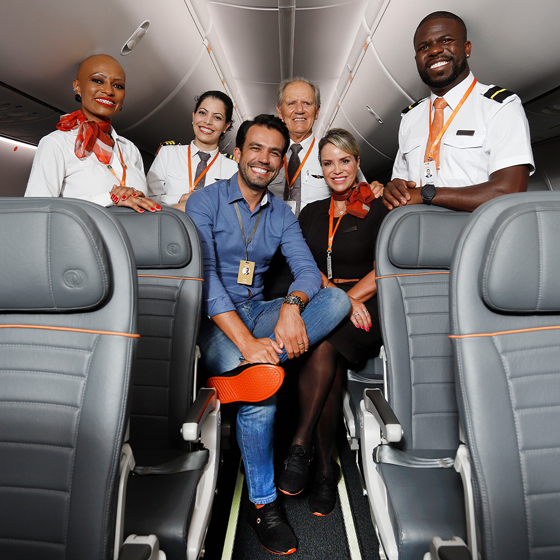 Sneakers for the cabin crew at GOL Linhas Aéreas