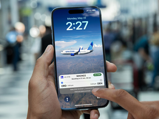 United Becomes First U.S. Airline to Add Live Activities for iPhone