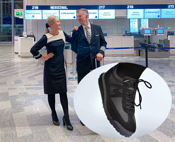 A shoe for the skies: Finnair and Karhu create a special sneaker for their crew