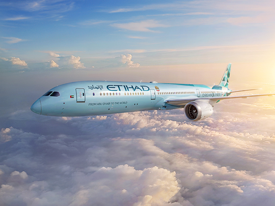 Etihad Airways, has been named Environmental Airline of the Year 2023
