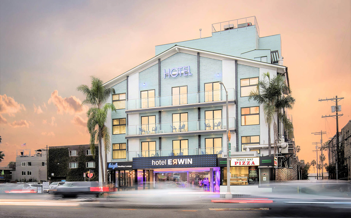 Hotel Erwin,  Venice Beach, California