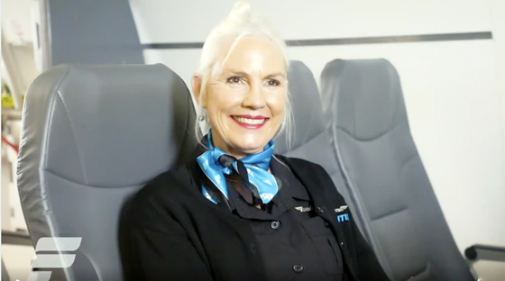 Meet Margot, flight attendant at Frontier. She embarked on her third career to pursue her childhood dream of becoming a flight attendant