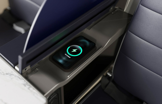 United Debuts Wireless Charging Onboard