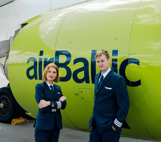 Air Baltic is calling experienced pilots to join their team