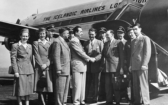 Today is the 75th anniversary of regular scheduled flights between Iceland and the USA