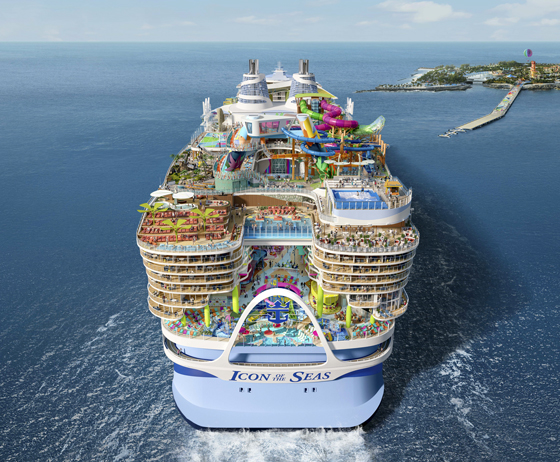 Icons of the Sea – the world’s newly crowned largest cruise ship
