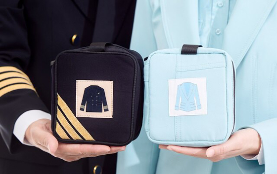 Korean Air donates upcycled first aid kits made from uniforms
