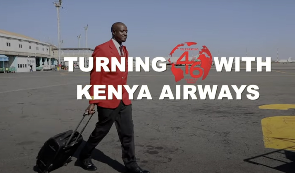 This year, 2023, George will be clocking 23 years of service as Flight Purser with Kenya Airways
