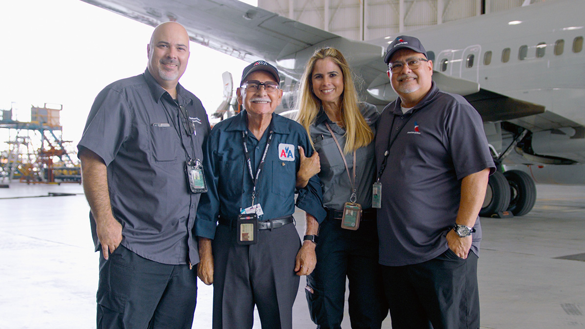 For this Puerto Rican father, four of his children followed in his footsteps to continue his legacy at American Airlines