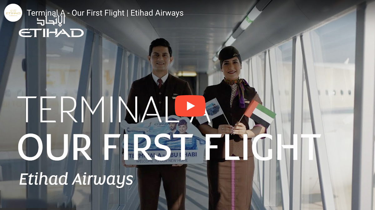 Welcome to Abu Dhabi International Airport Terminal A – the new home of Etihad Airways