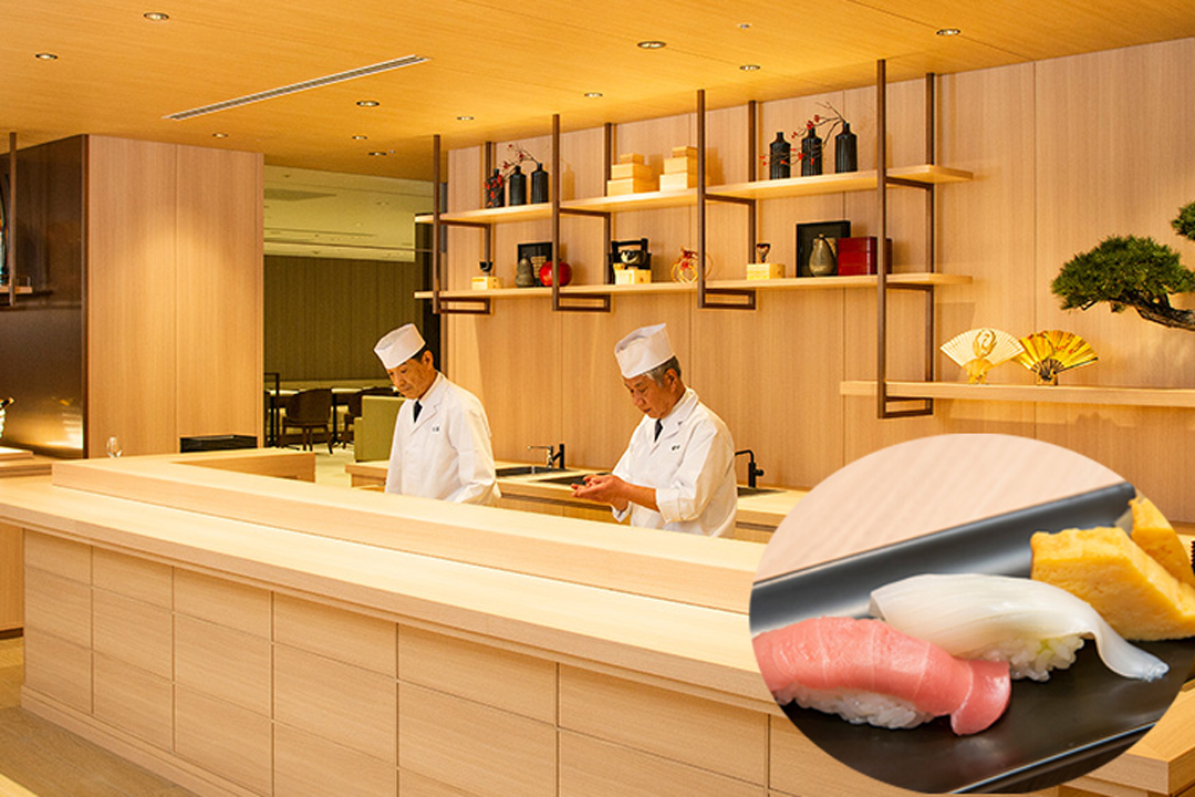 Lucky Japan Airlines passengers who get handmade sushi prepared in front of them