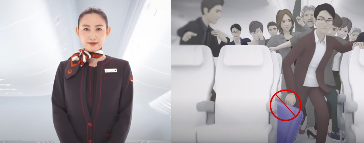 Japan Airlines safety video