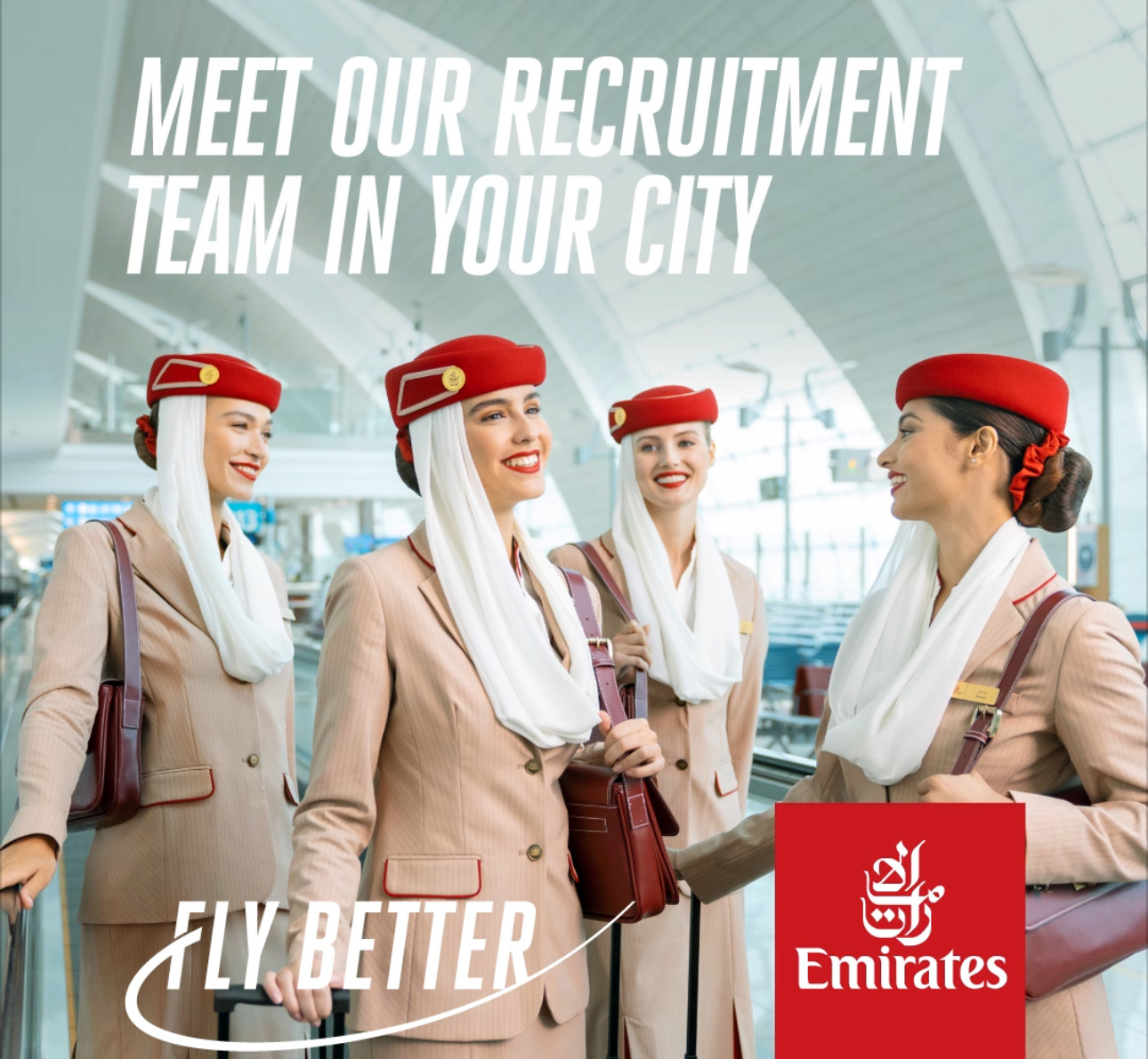 Emirates Cabin Crew Recruitment Events April & May