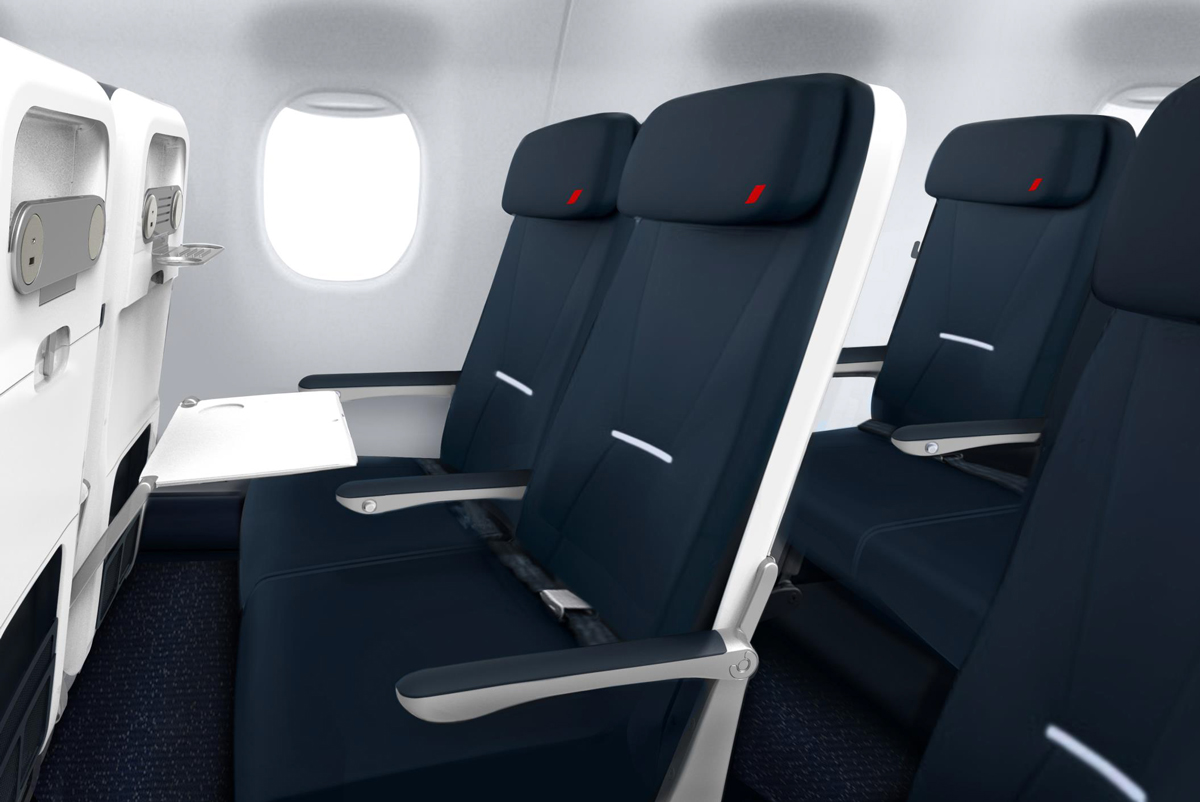 Air France unveils the new travel cabins on its Embraer 190 fleet