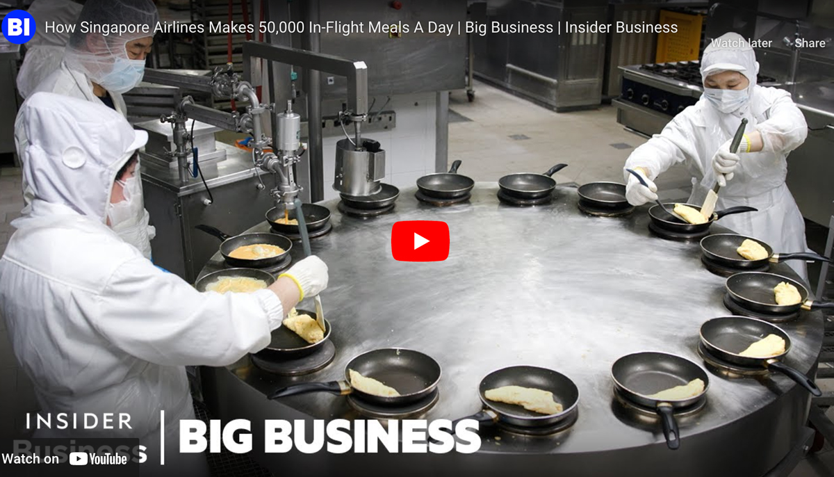 How Singapore Airlines Makes 50,000 In-Flight Meals A Day