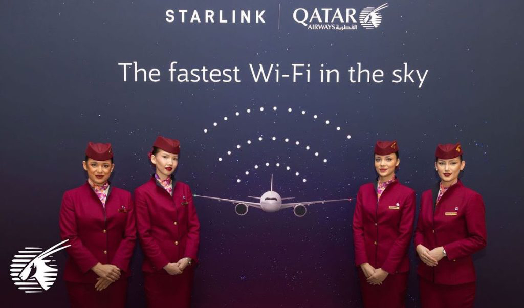 Qatar Airways is the first commercial airline to have the fastest Wi-Fi in the sky